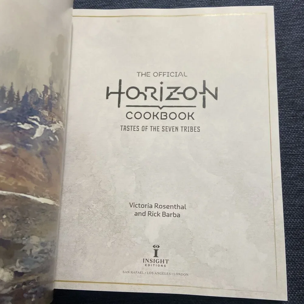NEW THE OFFICIAL HORIZON COOKBOOK TASTES OF THE SEVEN TRIBES HARDCOVER COOK BOOK